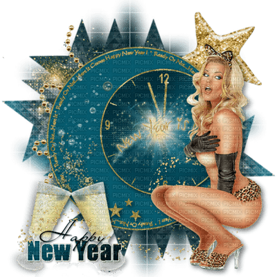 Kaz_Creations New Years Deco Woman Femme - ilmainen png