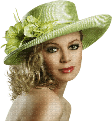 Kaz_Creations Woman Femme With Hat - безплатен png