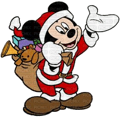 Micky Maus Christmas - Besplatni animirani GIF
