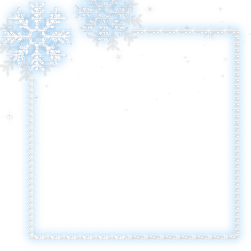 snowflake frame - ücretsiz png