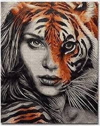 visage de tigre - 無料png