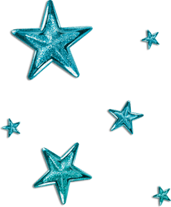 soave deco stars christmas year scrap teal - png grátis