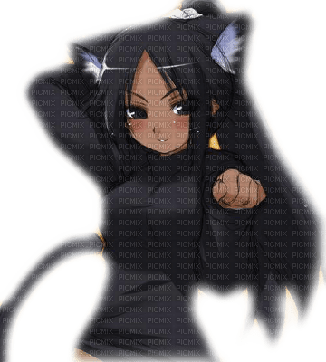 anime cat - безплатен png