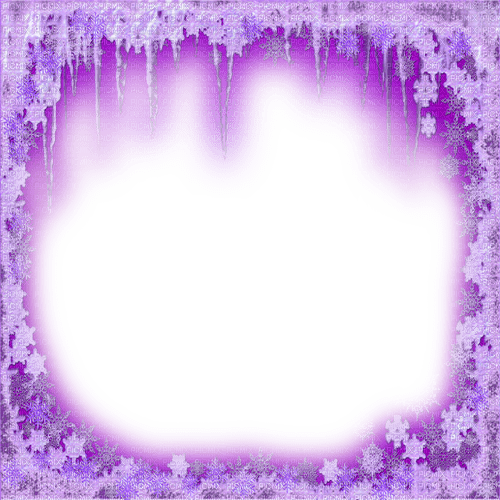 Winter.Frame.Purple - KittyKatLuv65 - δωρεάν png