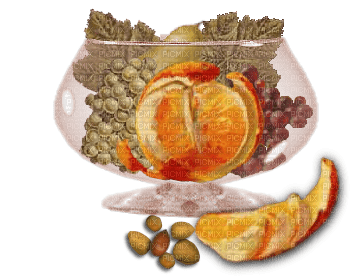 Autumn Fall Fruit Bowl - besplatni png