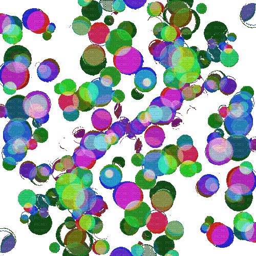 rainbow dots - GIF เคลื่อนไหวฟรี