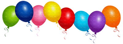 Kaz_Creations Colours Balloons - Free PNG