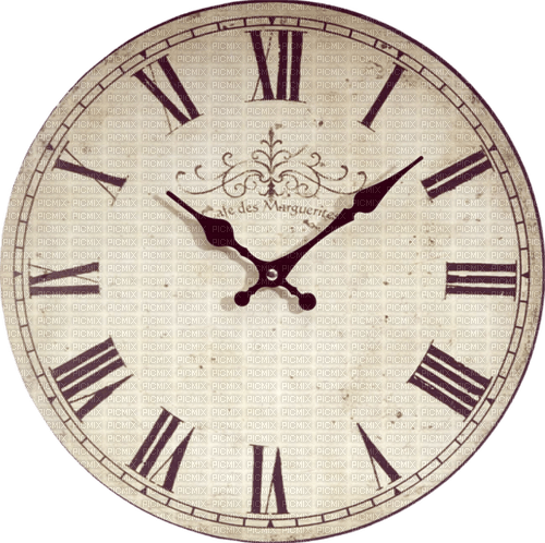dolceluna clock vintage scrap deco steampunk - PNG gratuit