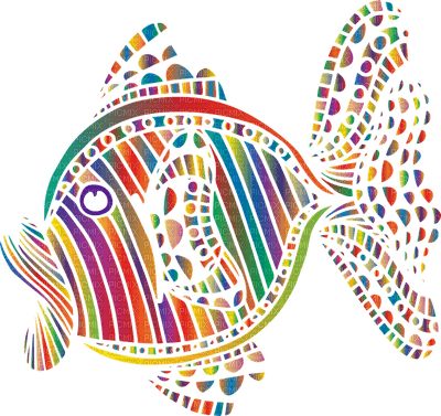 fish abstract art deco tube fisch poisson - nemokama png