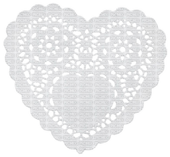 heart doily - Free PNG