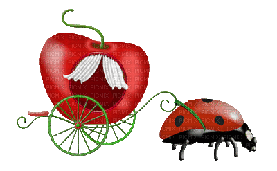 ladybug fantasy - Ingyenes animált GIF