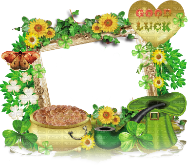 soave deco frame patrick green flowers - darmowe png