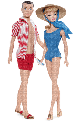 barbie & ken summer - Free PNG