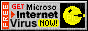 microsoft internet virus button - Gratis animerad GIF