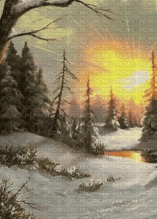 Background Winter - GIF animado gratis