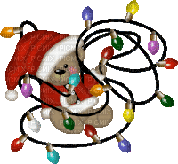 Christmas Bear - Бесплатни анимирани ГИФ
