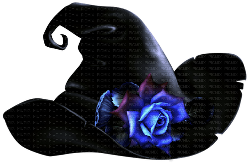 Witch.Hat.Black.Blue - 無料png