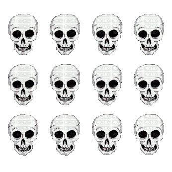 skull schädel crâne deco tube gothic goth gothique dark gif anime animated animation fun tongue crane la langue - Nemokamas animacinis gif
