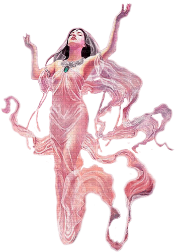 fantasy woman in pink by nataliplus - png gratuito