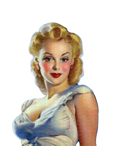dolceluna vintage woman pinup - δωρεάν png