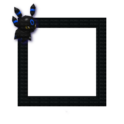 Small Black Frame Shiny Umbreon Rumble - 免费PNG