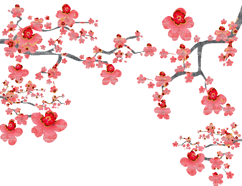 Y.A.M._Japan Spring Flowers Decor - Ücretsiz animasyonlu GIF