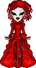 Pixel Red Jester - Free animated GIF