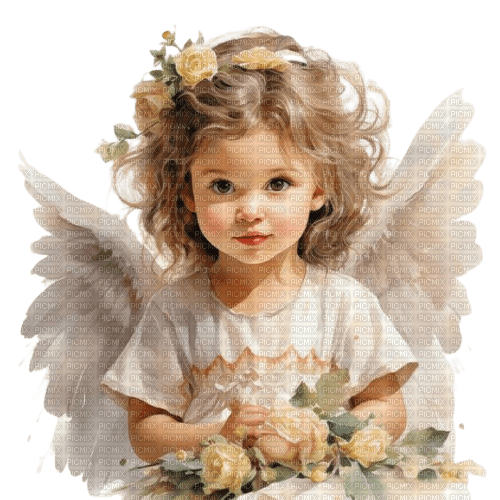 angel, engel, fantasy, baby, enfant, kind, child - png gratis