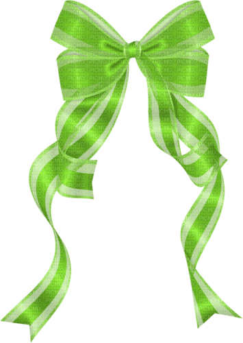 schleife grün green - PNG gratuit