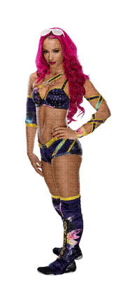 Kaz_Creations Wrestling Diva Woman Femme Wrestler Sasha Banks - 無料png