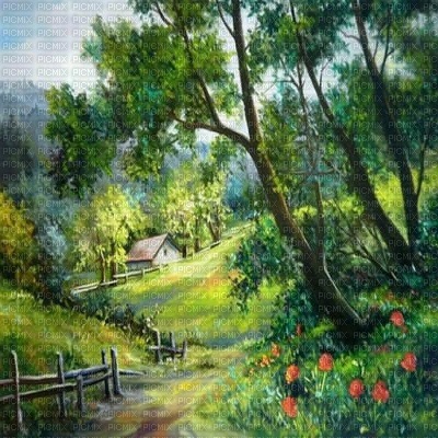 fondo  paisage primavera  verano dubravka4 - Free PNG