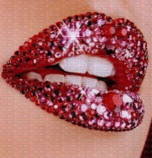 woman femme frau beauty   human person people gif anime animated animation  fond image glitter lips mouth lèvres - Бесплатни анимирани ГИФ