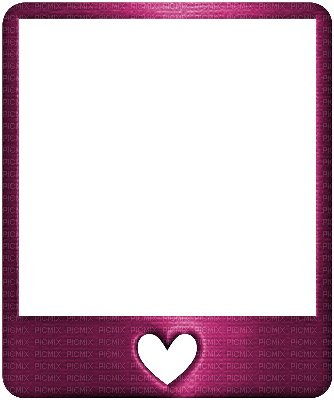 frame-pink-heart - 免费PNG
