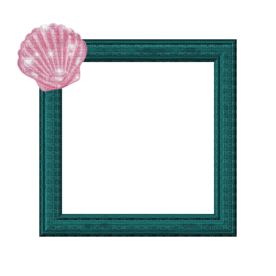 Small Teal Frame - zdarma png