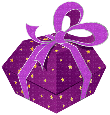 Kaz_Creations Gift Box Birthday Ribbons Bows  Occasion Purple - kostenlos png