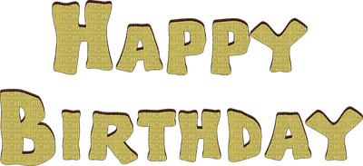 Hyvää syntymäpäivää, Happy Birthday, teksti, text - zdarma png