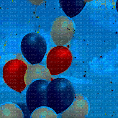 Blue Balloons Background - Darmowy animowany GIF
