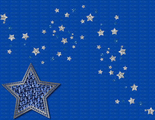 Starry Blue Background - ücretsiz png