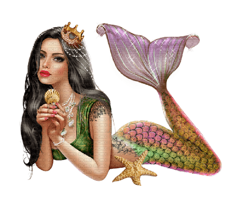 pretty mermaid - png grátis