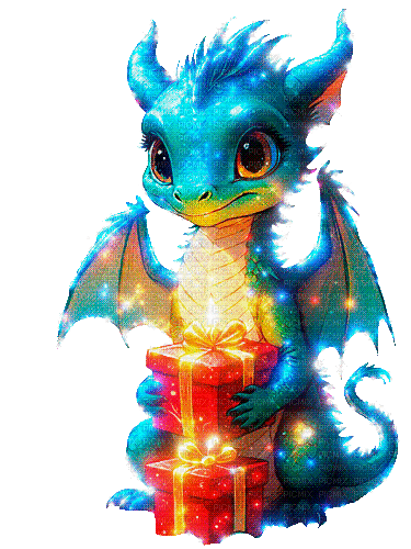 dragon by nataliplus - Бесплатный анимированный гифка