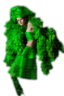 Kaz_Creations Woman Femme Green - 無料png