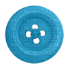 kikkapink deco scrap blue button - Free PNG