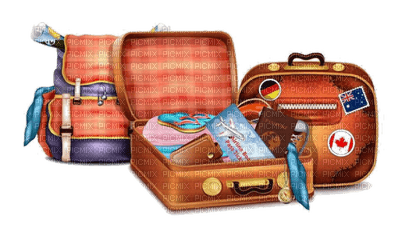 Kaz_Creations Luggage - ingyenes png