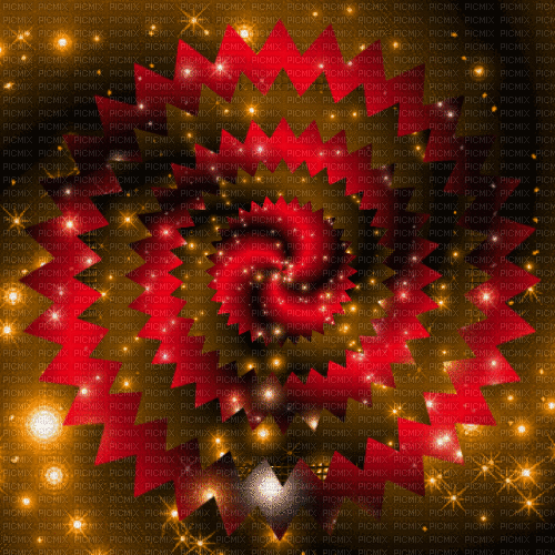 Background glitter red golden - GIF animado grátis