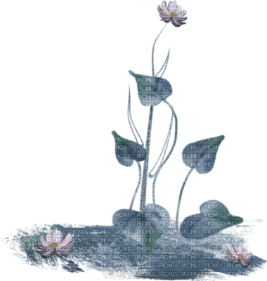 cecily-fleurs feuilles - besplatni png