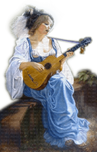Rena Vintage Sängerin Mädchen Girl Gitarristin - png grátis