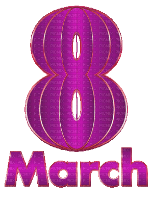March 8 - Darmowy animowany GIF