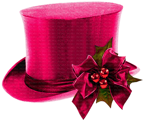 Christmas.Hat.Pink.Green - darmowe png