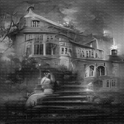 haunted house - Безплатен анимиран GIF