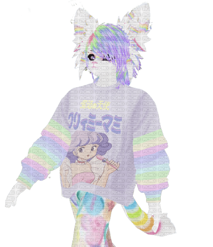 Creamy Mami catboy furry - Free PNG